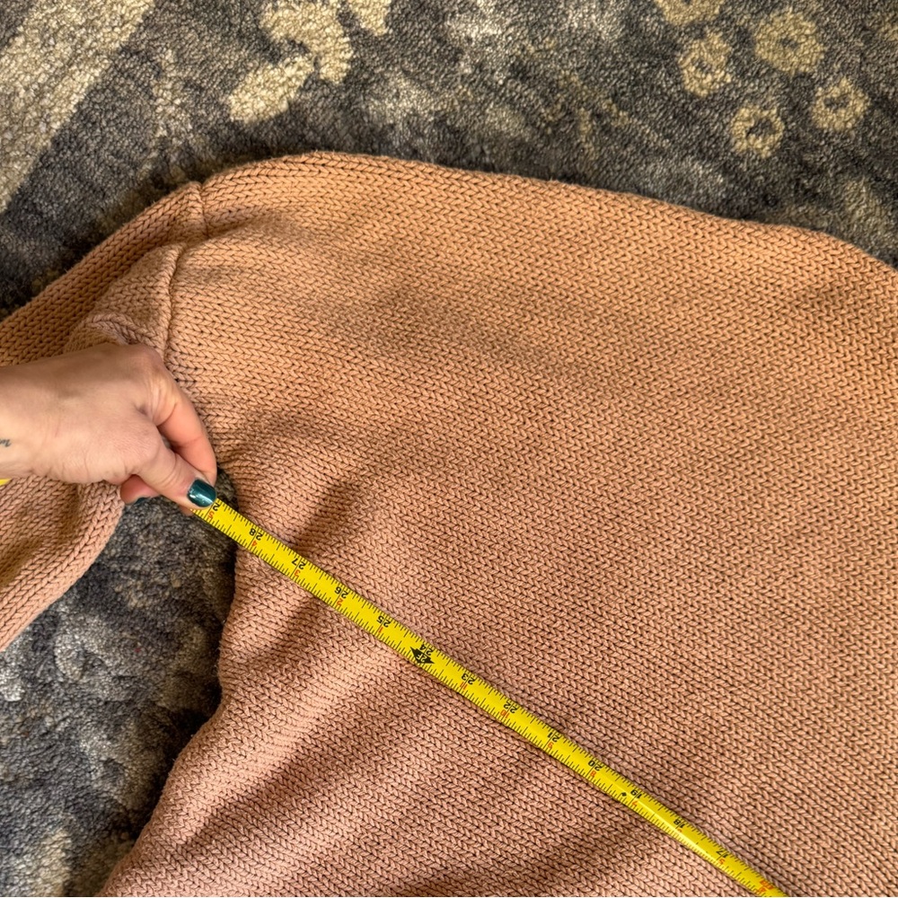 OAK + FORT Women's Crewneck Sweater in Warm Brown - Picture 4 of 10
